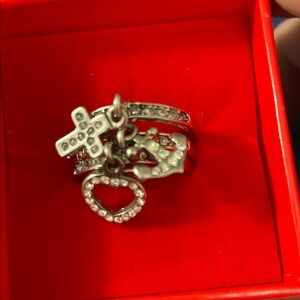 Charm Ring Set Size 6.75